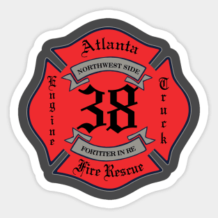 Atlanta Fire Station 38 Sticker